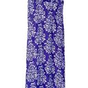 INC Vintage Silk Blend Beaded Strap Floral Print Maxi Dress Purple White Size 10 Photo 0