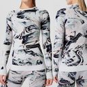 Sweaty Betty  Glacier Mountain Jacquard Base Layer Top Size M Photo 0