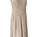 St. John  Collection Sleeveless Textured Knit Dress Ecru, Sz 6 (missing belt) Photo 2