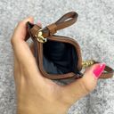 Tommy Hilfiger  Brown Faux Leather Mini Wallet Wristlet EUC Photo 2