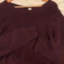 Divided  Burgundy colored light weight Sweater Photo 2