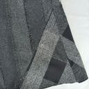 Coldwater Creek Black & Gray Mixed Media Patchwork Skirt Size Petite Large Photo 3