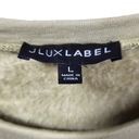 JLUXLABEL Fleece Lining Long Sleeve Thong Bodysuit In Sage Photo 1