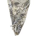 Knox Rose  Grey Floral Relaxed Wide Leg Boho Drawstring Waist Women's Pants Small Photo 4