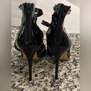 Steve Madden Like New Strappy  Patent Black High Pointed Heels Photo 1