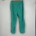 Cato  Est 1946 Linen Blend Pants Green Pull On Wide Leg Pockets Causal Size 18/20 Photo 4