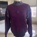 Purple Snow Vtg Demetre Womens Medium Wool acrylic blend Ski Sweater    Hong Kong Photo 7