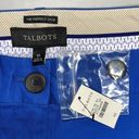 Talbots  NWT Size 10 Royal Blue Slim Leg The Perfect Crop Pants Photo 3