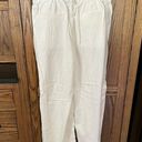 Lane Bryant NWT  | Soft Linen Blend Wide Leg Pant in White Cream Flowy Beachy 14 Photo 5