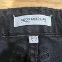 Good American Black High Waisted Shorts Photo 2