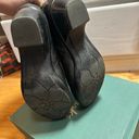 Clarks  Rosabelle Black Leather Heeled Bootie Size 8.5 Photo 6