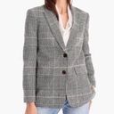 J.Crew  Women’s Boyfriend blazer in plaid Italian stretch wool Size 6 Photo 0