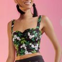 Cynthia Rowley Devi Bonded Tank - Green/White Floral Photo 3