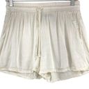 Lounge Blue B Collection Womens Size M  Shorts White Flowy Lightweight Photo 0
