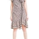 Max Studio  Ruffle Trim Flutter Sleeve Dress - size Medium Photo 0