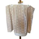 Old Navy  Beige with White Polka Dot Skirt Size XX-Large-NWT Photo 5