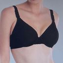 Natori Bra Black Body Double with Lace Full Fit, size 34DD Photo 0