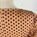 Majorelle Revolve  Brown Tailored Polka Dot Blouse Photo 5