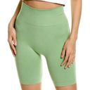 We Wore What NEW  Fair Green Seamless Biker Shorts Photo 1