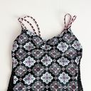 Hula Honey [] Black Gypsy Deco Lace Geometric Print One Piece Swimsuit Sz Small S Photo 2