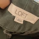 The Loft Green Khaki Shorts Size 4 Photo 5