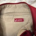 DKNY  red monogram purse. Shoulder bag. Some cracking on inside of strap Photo 9