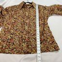 White Stag Vintage  Yellow Pink Floral Button Up Blouse Photo 3