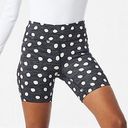 Outdoor Voices  Move Free 6” Shorts Black‎ Polka Dot XXS NWT Photo 0