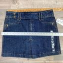 DKNY  Jeans Pleated Stretch Denim Mini Skirt 8 Blue NWT Photo 5