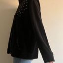 Chico's Black  Velour Jacket Size 3 Photo 1