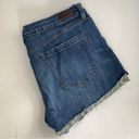 BLANK NYC  Distressed Denim Cuff Shorts in Medium Wash Size 33 INV246 Photo 1