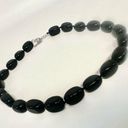 Onyx black  beaded necklace Photo 8