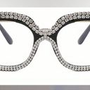 NWT WHITE SPARKLING RHINESTONE BLUE LIGHT BLOCKING GLASSES 💜💜 Photo 6