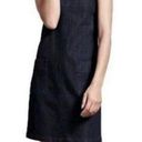 Boden USA Boden Women’s Trafalgar Modern Jumper Black Denim Sleeveless Shift Dress Photo 0