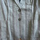 Fossil Vintage  Blazer Striped Sz 10 Photo 3