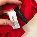 La Blanca NEW NWT  Plus Size Splash One Piece Swimsuit Red Plunge Swimwear 16W Photo 5