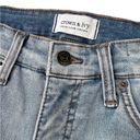 Crown & Ivy  High Rise Straight Crop Lightwash Jeans | Size 4 regular Photo 1