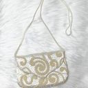 La Regale Vintage  Pearl Beaded Paisley Pattern Bag Clutch or Shoulder Bag Photo 2