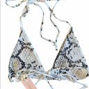 Chloe Rose  bikini top snake print size small Photo 0