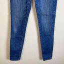 American Eagle  Sz 8 Long Super High Rise Jegging Stretch Denim Blue Jeans Skinny Photo 4