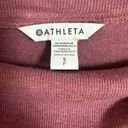 Athleta  Studio Barre Sweatshirt Dark Plum Heather Size Small Photo 2