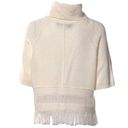 360 Cashmere  Revolve women’s size large off white Brittany Turtleneck Sweater Photo 2