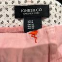 Jones New York 𝅺JONES & Co  Pink Flamingo Shorts Size 8 Photo 2