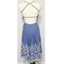 Kendall + Kylie  Halter-Neck Eyelet Dress Tempest Size Medium Crochet Embroidered Photo 3