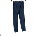 Everlane  side zip stretch ankle navy cotton pants size 0 Photo 3