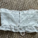 The Vintage Shop White Lace Sheer Corset Croptop L Photo 2