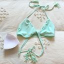 Abercrombie & Fitch  Wrap Around Bikini Top - Light Turquoise - M Photo 9