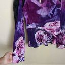 Notte NWT Marchesa  Floral Bow Back Top Chiffon Long Sleeve V-Neck Blouse 0 $225 Photo 1