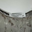 Equipment  Grey Leopard Metallic Print Silk Tank Size Small NWOT Photo 1