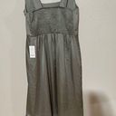 Show Me Your Mumu  Claire midi satin dress in moss green luxe satin NEW XL Photo 2